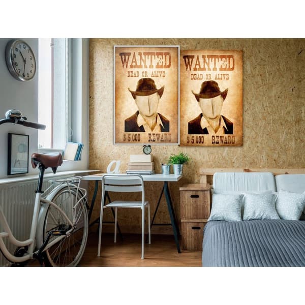 Inramad Poster / Tavla - Long Time Ago in the Wild West
