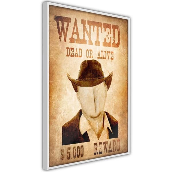 Inramad Poster / Tavla - Long Time Ago in the Wild West