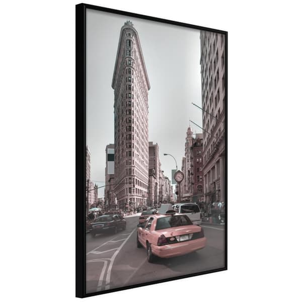 Inramad Poster / Tavla - Flatiron Building