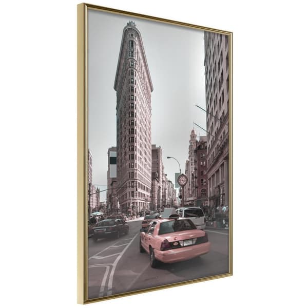 Inramad Poster / Tavla - Flatiron Building