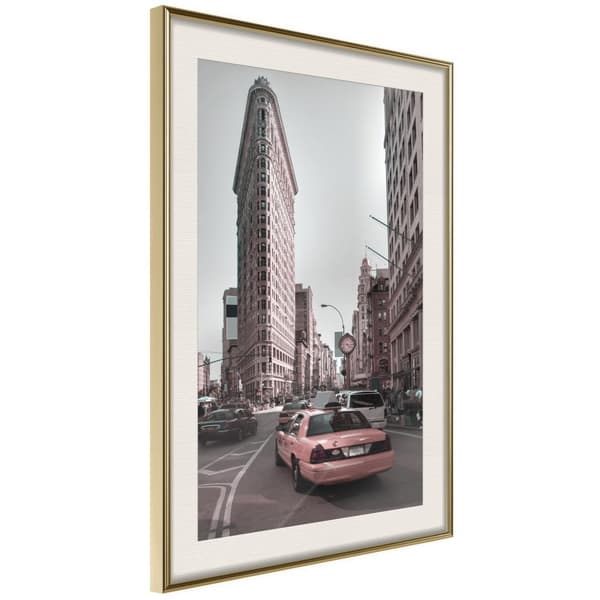 Inramad Poster / Tavla - Flatiron Building