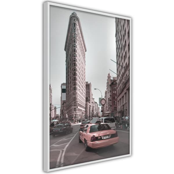 Inramad Poster / Tavla - Flatiron Building