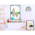 Miniatyrbild 3 av 11: Inramad Poster / Tavla - Playful Llama