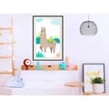 Miniatyrbild 7 av 11: Inramad Poster / Tavla - Playful Llama