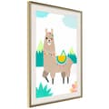 Miniatyrbild 10 av 11: Inramad Poster / Tavla - Playful Llama