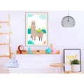 Miniatyrbild 11 av 11: Inramad Poster / Tavla - Playful Llama
