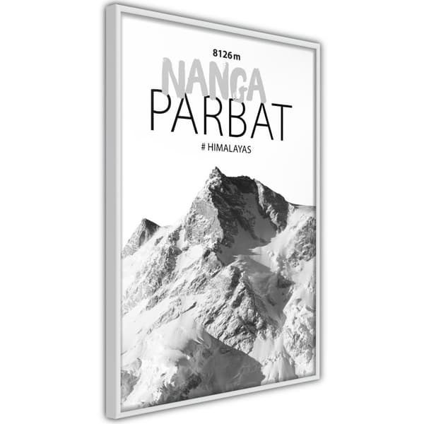 Inramad Poster / Tavla - Peaks of the World: Nanga Parbat
