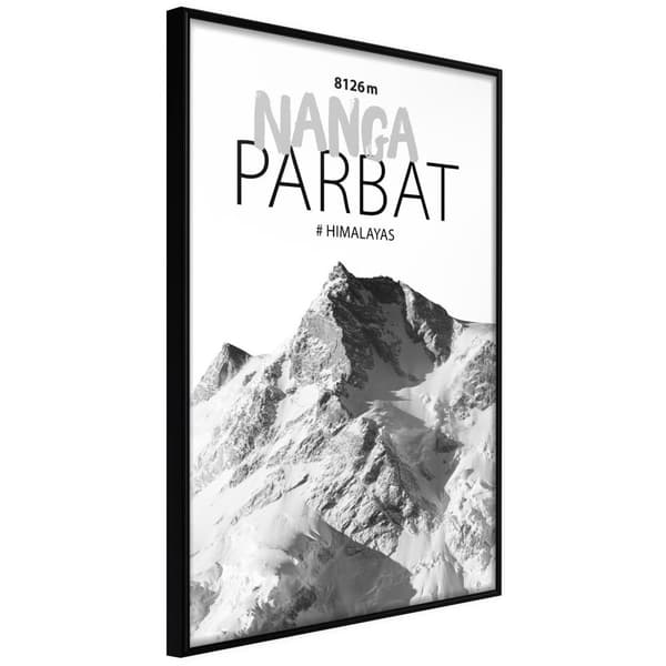 Inramad Poster / Tavla - Peaks of the World: Nanga Parbat
