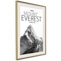 Miniatyrbild 10 av 11: Inramad Poster / Tavla - Peaks of the World: Mount Everest