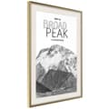 Miniatyrbild 1 av 11: Inramad Poster / Tavla - Peaks of the World: Broad Peak