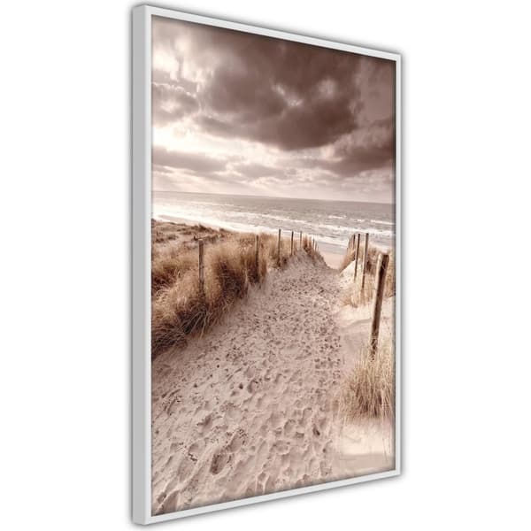 Inramad Poster / Tavla - Sandy Path
