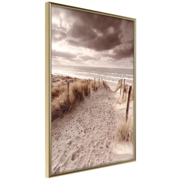 Inramad Poster / Tavla - Sandy Path