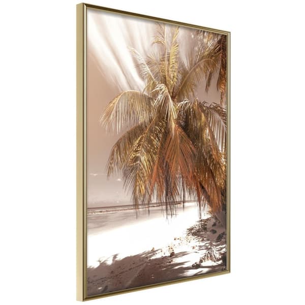 Inramad Poster / Tavla - Paradise in Sepia