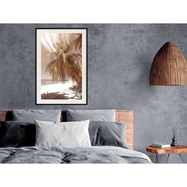 Inramad Poster / Tavla - Paradise in Sepia