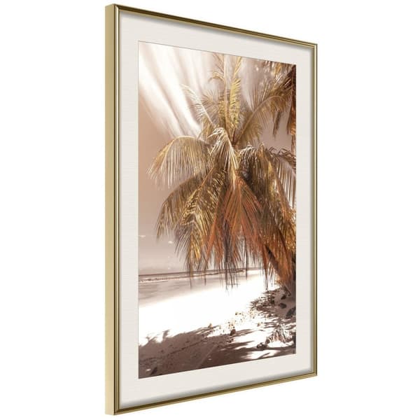 Inramad Poster / Tavla - Paradise in Sepia
