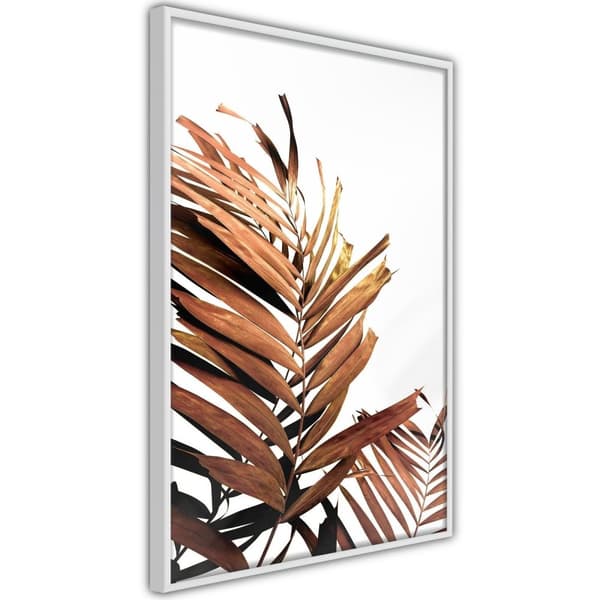 Inramad Poster / Tavla - Copper Palm