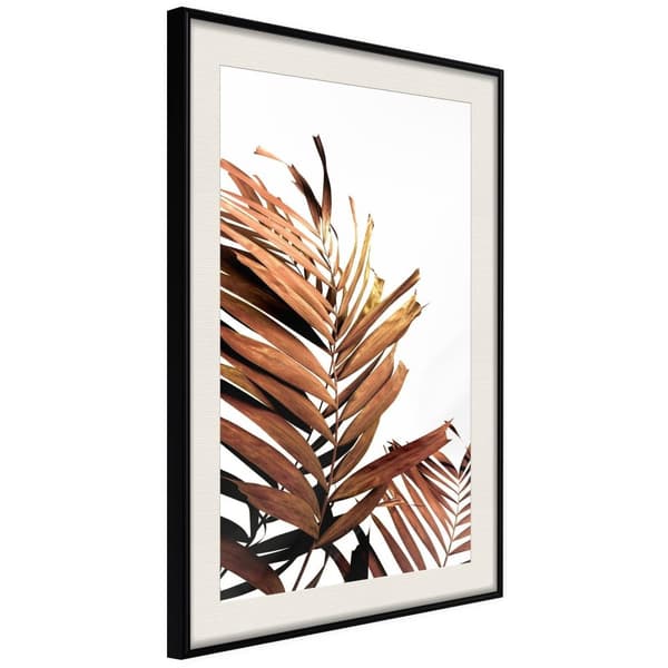 Inramad Poster / Tavla - Copper Palm