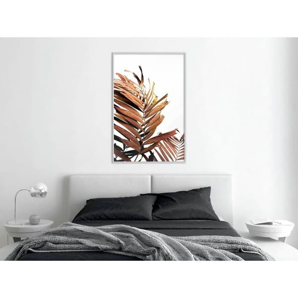 Inramad Poster / Tavla - Copper Palm