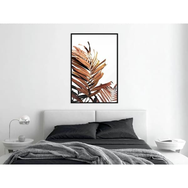 Inramad Poster / Tavla - Copper Palm