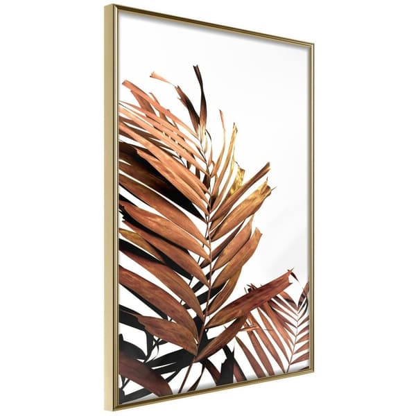 Inramad Poster / Tavla - Copper Palm