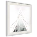 Miniatyrbild 10 av 11: Inramad Poster / Tavla - Snow-Capped Peak (Square)