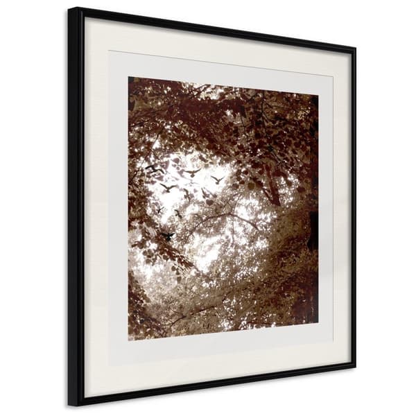 Inramad Poster / Tavla - In the Shade of Trees