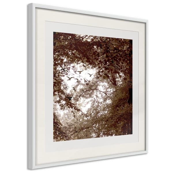 Inramad Poster / Tavla - In the Shade of Trees