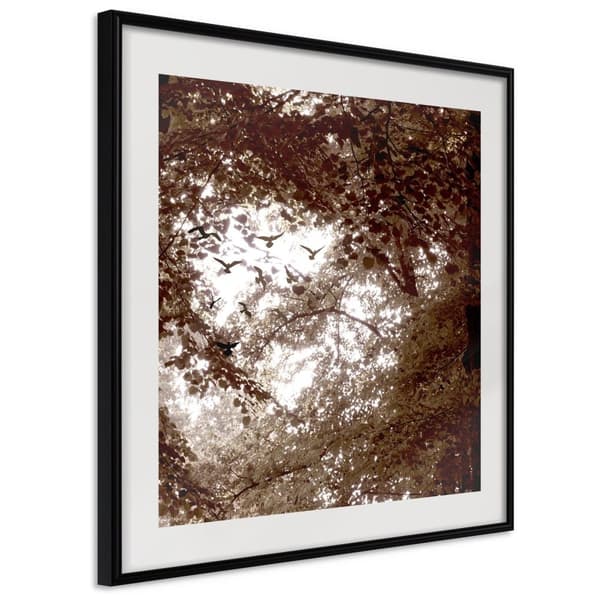 Inramad Poster / Tavla - In the Shade of Trees