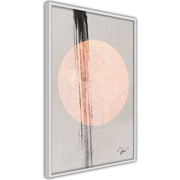 Inramad Poster / Tavla - Long Trace