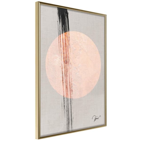 Inramad Poster / Tavla - Long Trace
