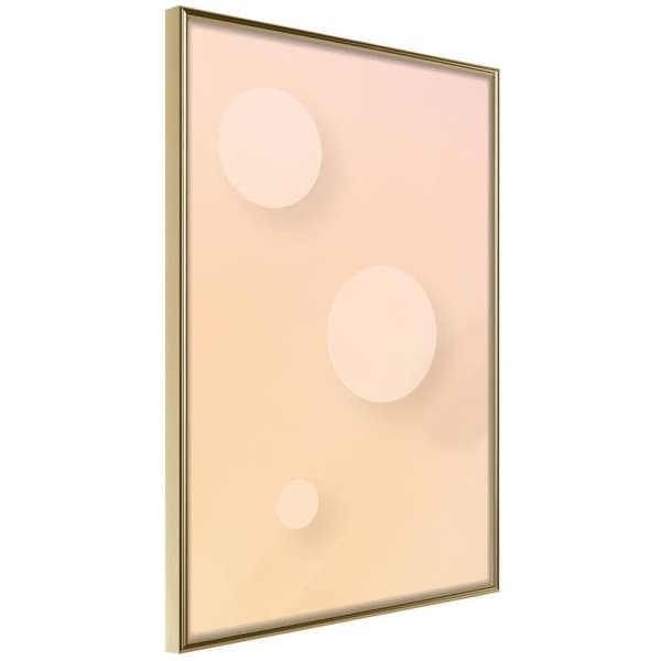Inramad Poster / Tavla - Pastel Closeness
