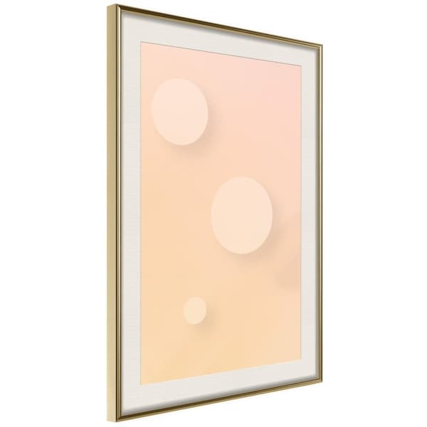 Inramad Poster / Tavla - Pastel Closeness