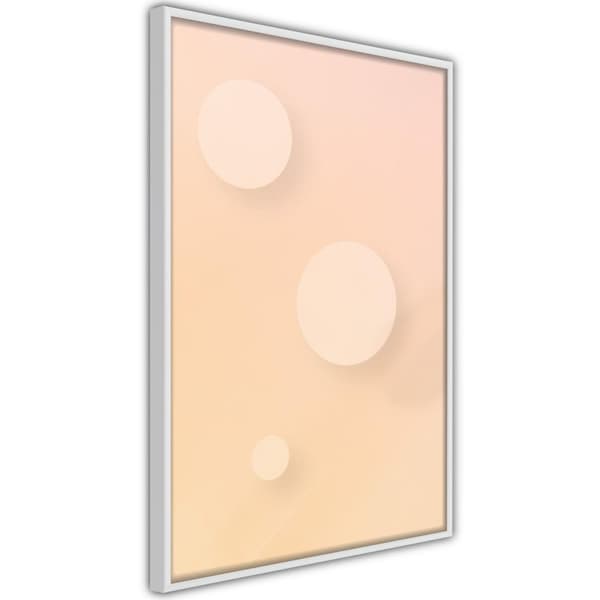 Inramad Poster / Tavla - Pastel Closeness