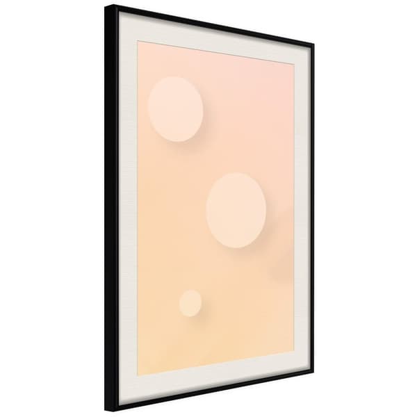 Inramad Poster / Tavla - Pastel Closeness