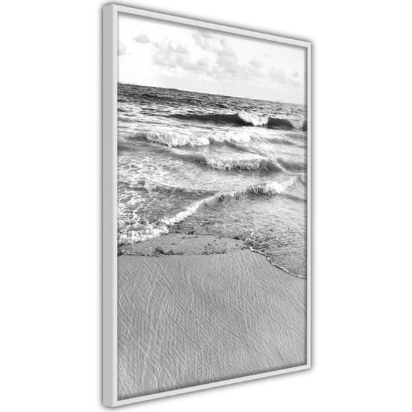 Inramad Poster / Tavla - At the Seaside