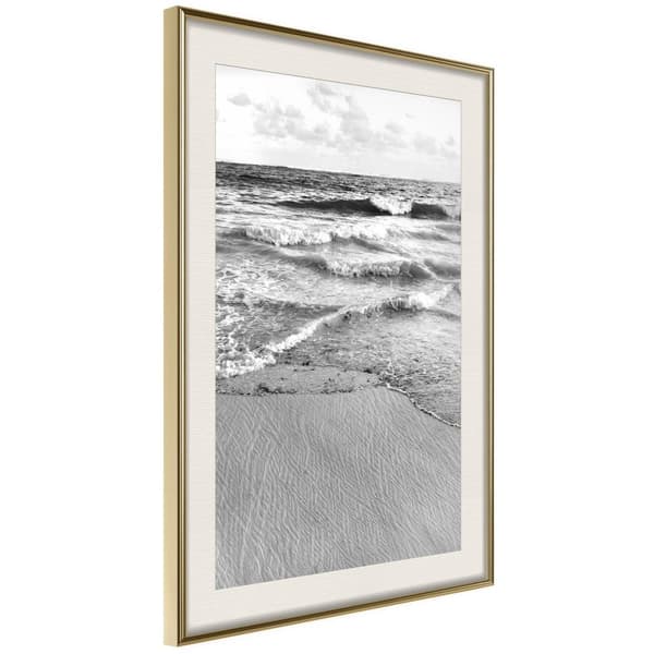 Inramad Poster / Tavla - At the Seaside