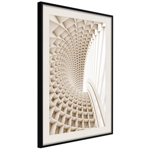 Inramad Poster / Tavla - Curved Library