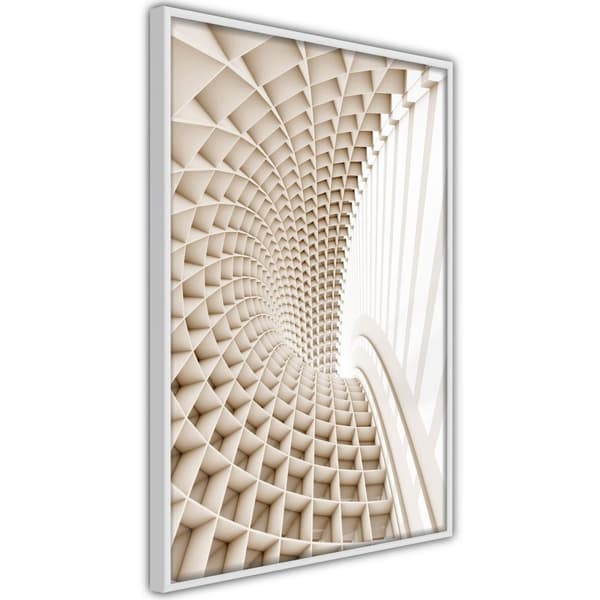 Inramad Poster / Tavla - Curved Library