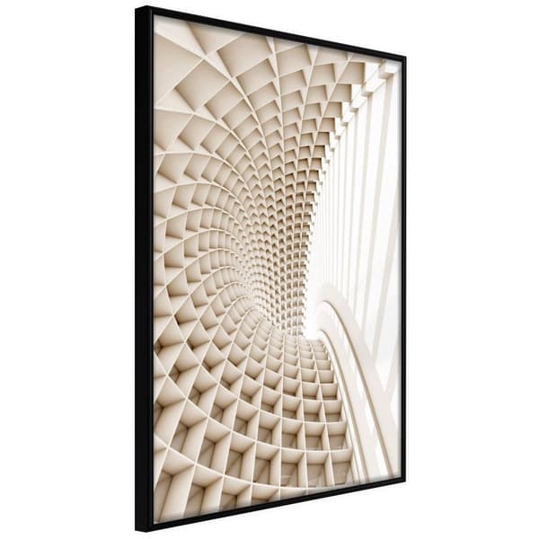 Inramad Poster / Tavla - Curved Library
