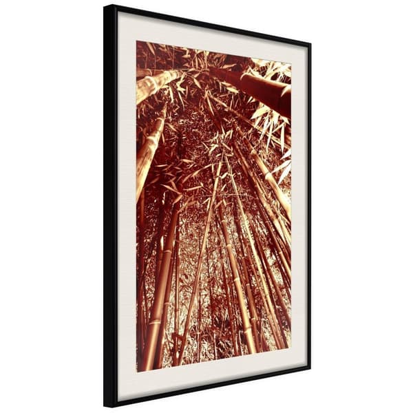 Inramad Poster / Tavla - Asian Forest