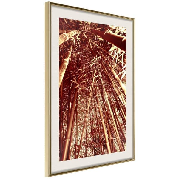 Inramad Poster / Tavla - Asian Forest