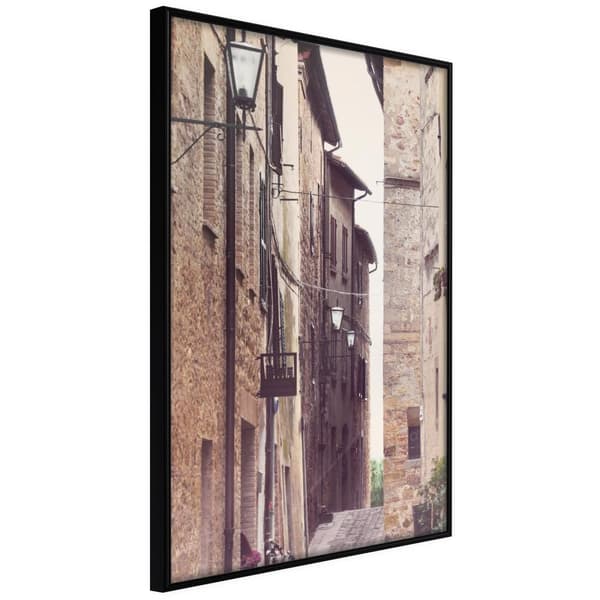 Inramad Poster / Tavla - Brick Buildings
