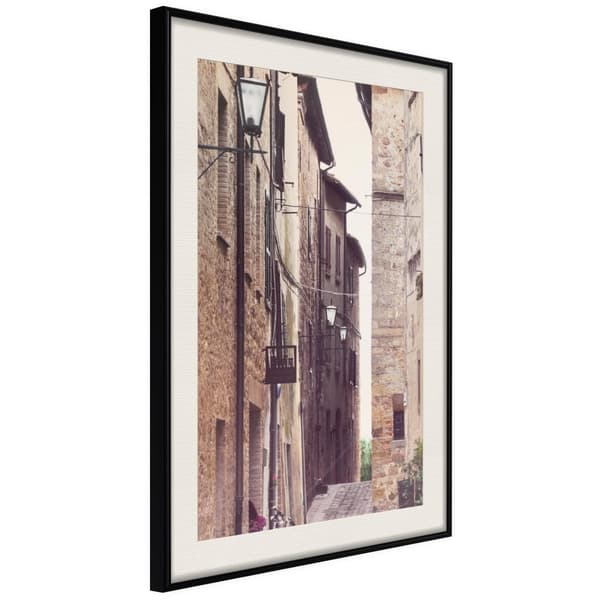 Inramad Poster / Tavla - Brick Buildings