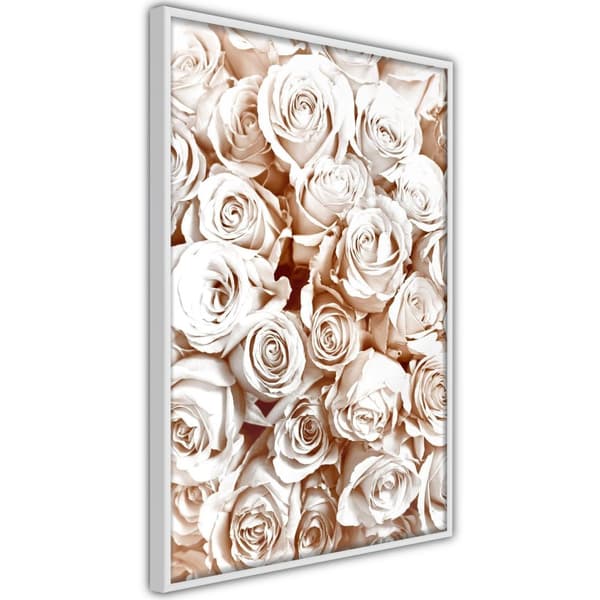 Inramad Poster / Tavla - Women's Day Vit ram 30x45