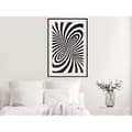Miniatyrbild 7 av 11: Inramad Poster / Tavla - Black and White Swirl
