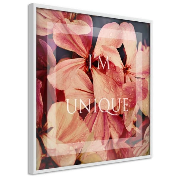 Inramad Poster / Tavla - Believe It (Square)