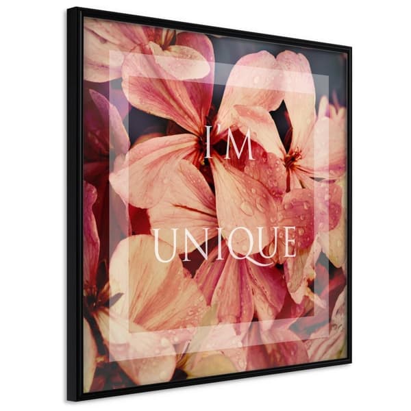 Inramad Poster / Tavla - Believe It (Square)