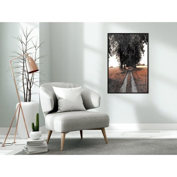 Inramad Poster / Tavla - Field Path