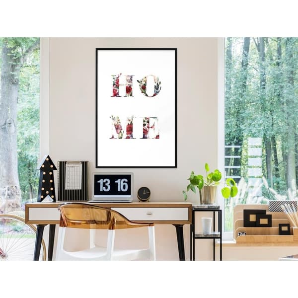 Inramad Poster / Tavla - Floral Home