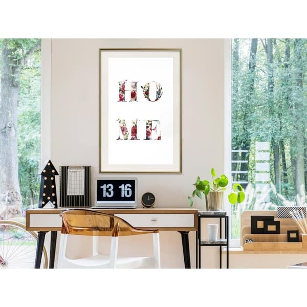 Inramad Poster / Tavla - Floral Home